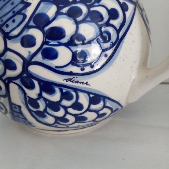 Pitcher by Diane Blue/White Fish, Theme Come Dream with Me - Picture 6 of 9